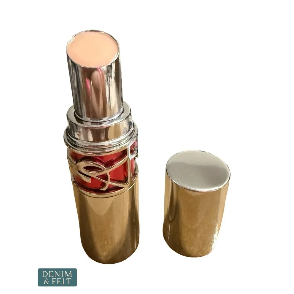 NEW YSL Loveshine Candy Glaze Lip Gloss Stick 2 Healthy Glow Plumper Gold LUXE